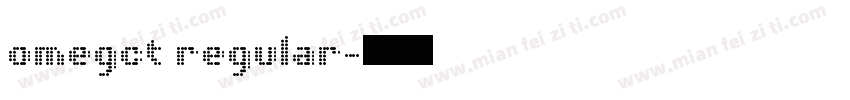 omegct regular字体转换